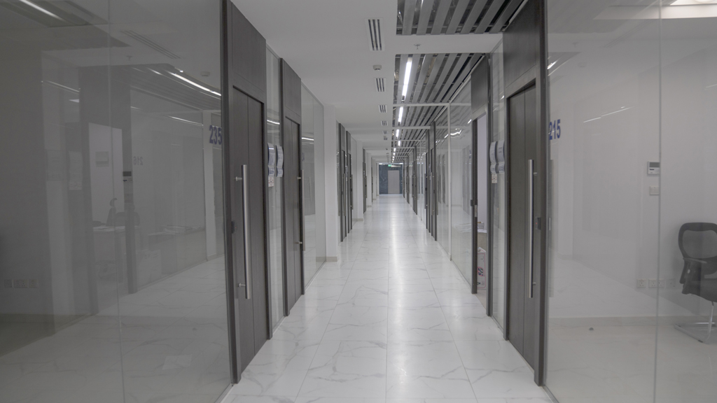 Cargo Center Hallway