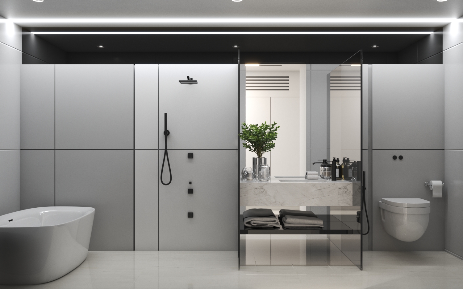 Nova M Hotel Master Bathroom - Olaya Street